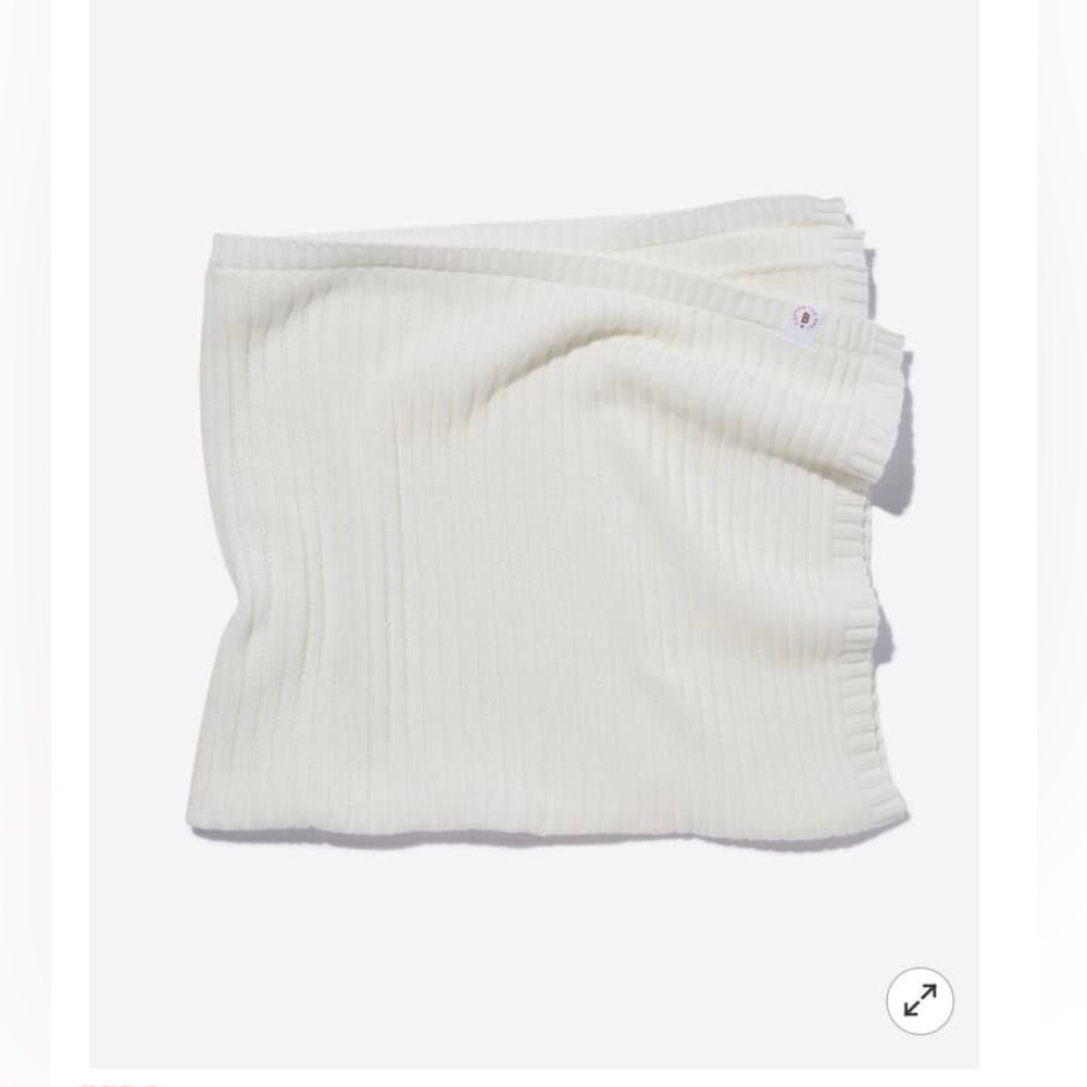 Cotton:On Organic cotton rib knit baby blanket